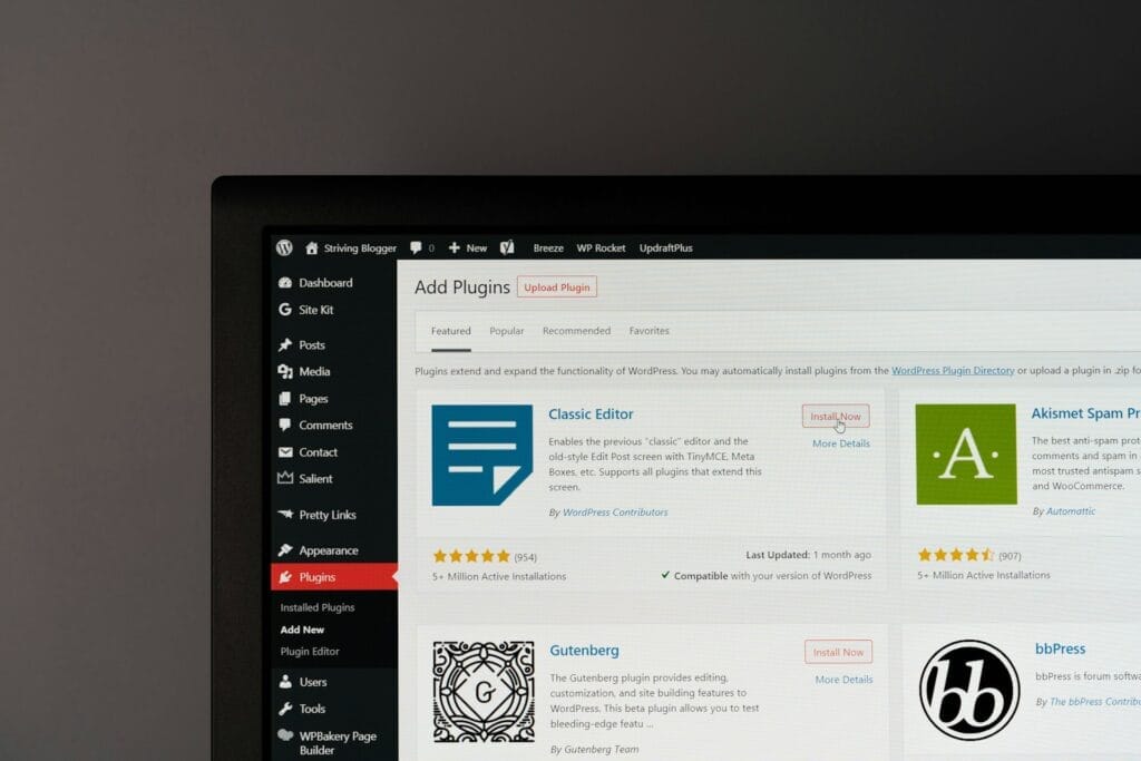 WordPress pozwala na samodzielną edycję treści na stronie